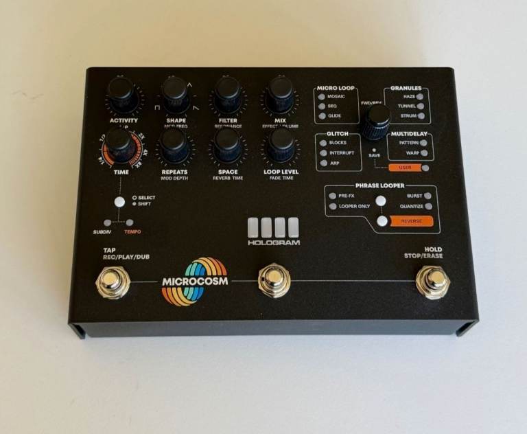 Hologram Microcosm Effects Pedal - Limited edition Black 