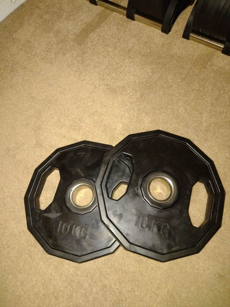 2 x 10 kg weight plates