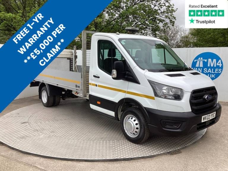 2022 Ford Transit 350 EcoBlue Leader Dropside Tail Lift 14ft 2 Euro 6 **NEW WETBELT** Dropside Di...