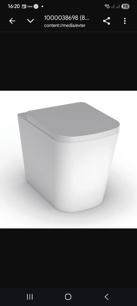 Luxury Toilet Pan (PAN ONLY) 500mm
