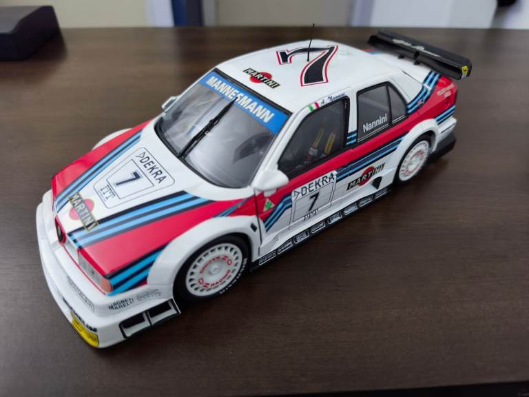 UT 1/18 Scale Alfa Romeo 155 V6 Ti #7 Nannini Martini diecast model car
