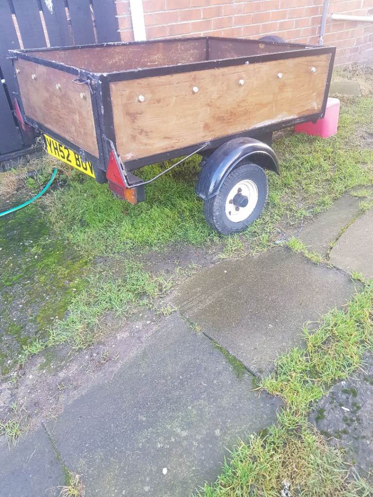 German made car trailer 4half feet 3half wide