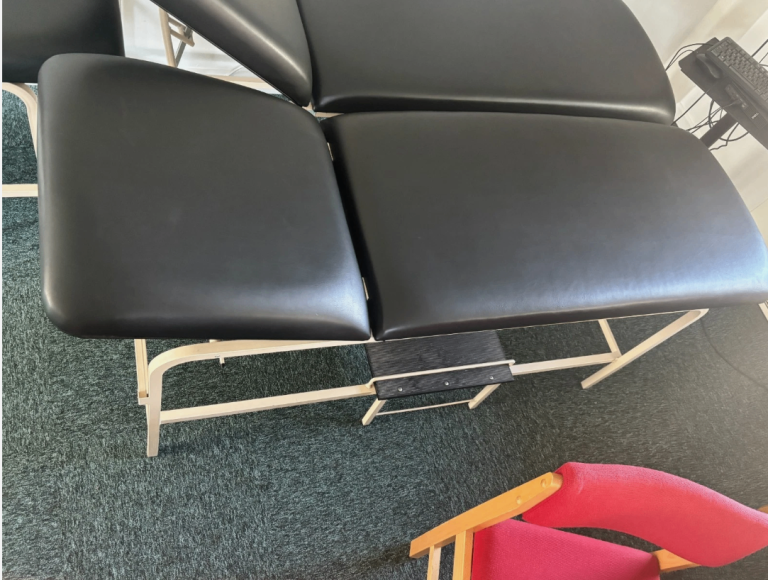 Used Bristol Maid Black Examination & Treatment Couch