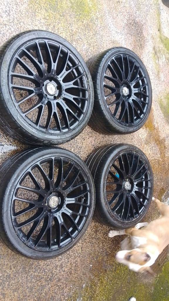 20” Inch Jaguar Laberinth Style Alloy Wheels 5x108 E / F Pace F Type XE XF XJ Ford Mondeo Volvo S60 