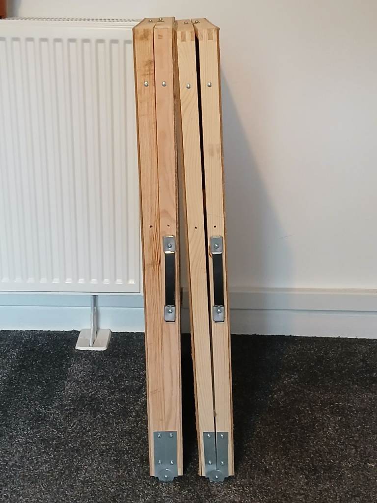 2 x Folding Wooden Table – Good Condition, Versatile