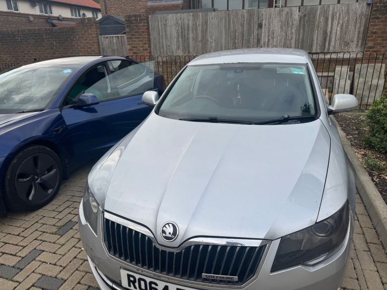 Silver Skoda Superb  – Fair Condition Car