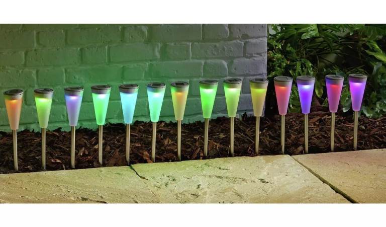 Argos Solar Colour Changes 18 garden Lights