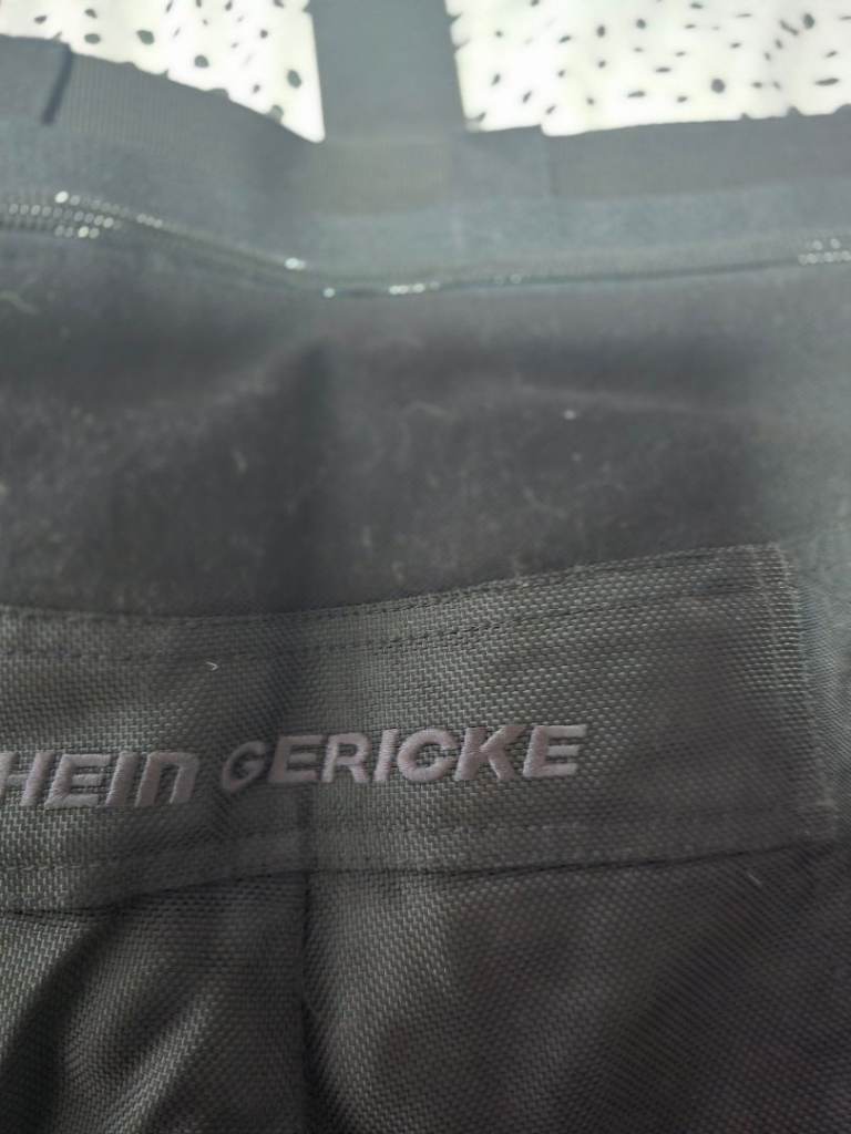 Leather and sheltec motorcycle trousers 