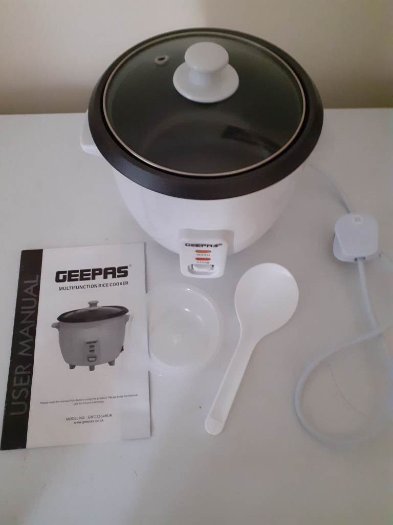 Geepas 0.6l multifunction rice cooker