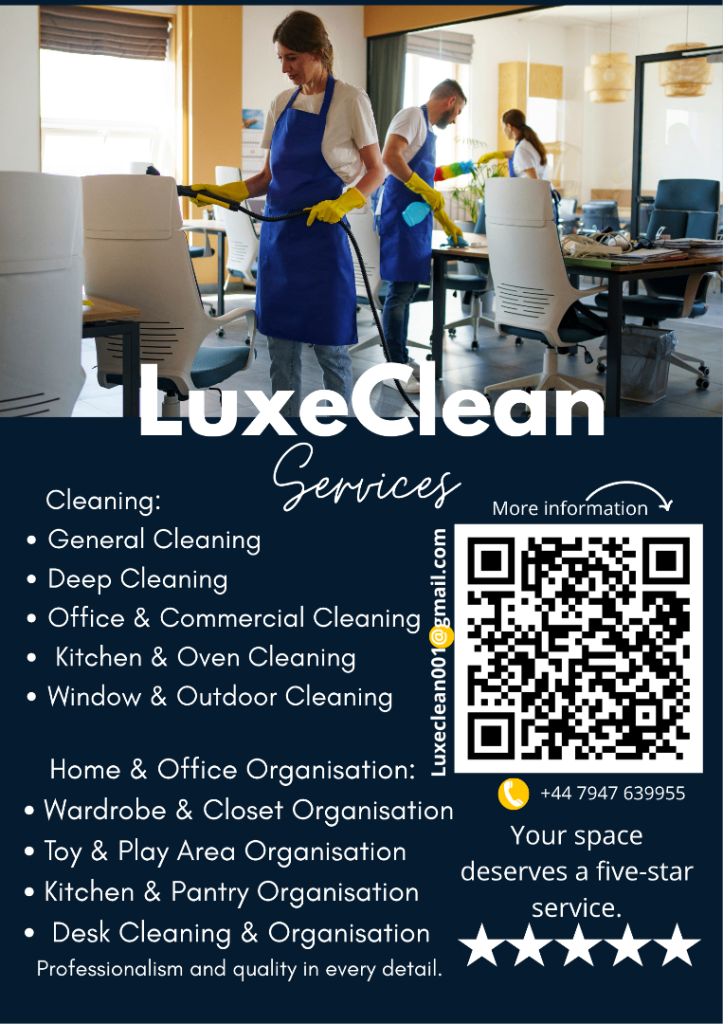 Professional Cleaning Services | Deep Cleaning, Office & Home | LuxeClean