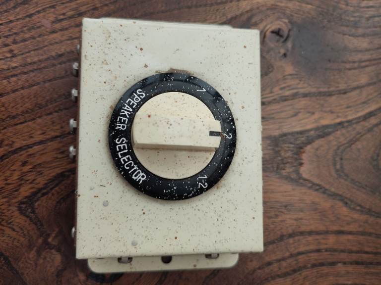 Speaker selector unit, Spkr 1, Spkr 2, Spkrs 1 & 2