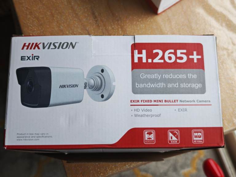 Brand new Hik Vision cameras