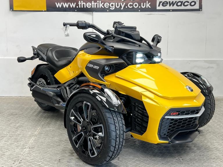 2026 Can-Am Spyder F3-S Trike Circuit Yellow - In Stock & Available Now 