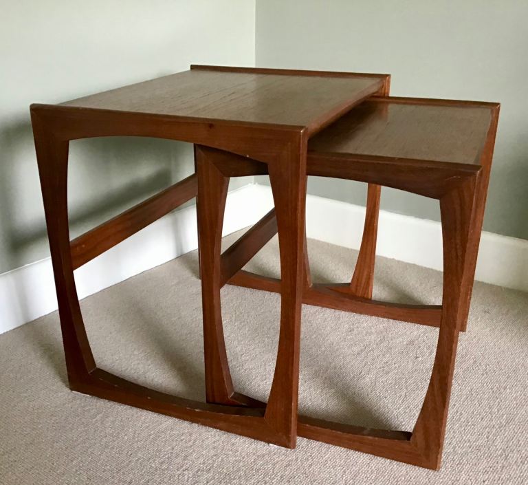 2 G-Plan ‘Quadrille’ Teak Coffee/Occasional Tables 