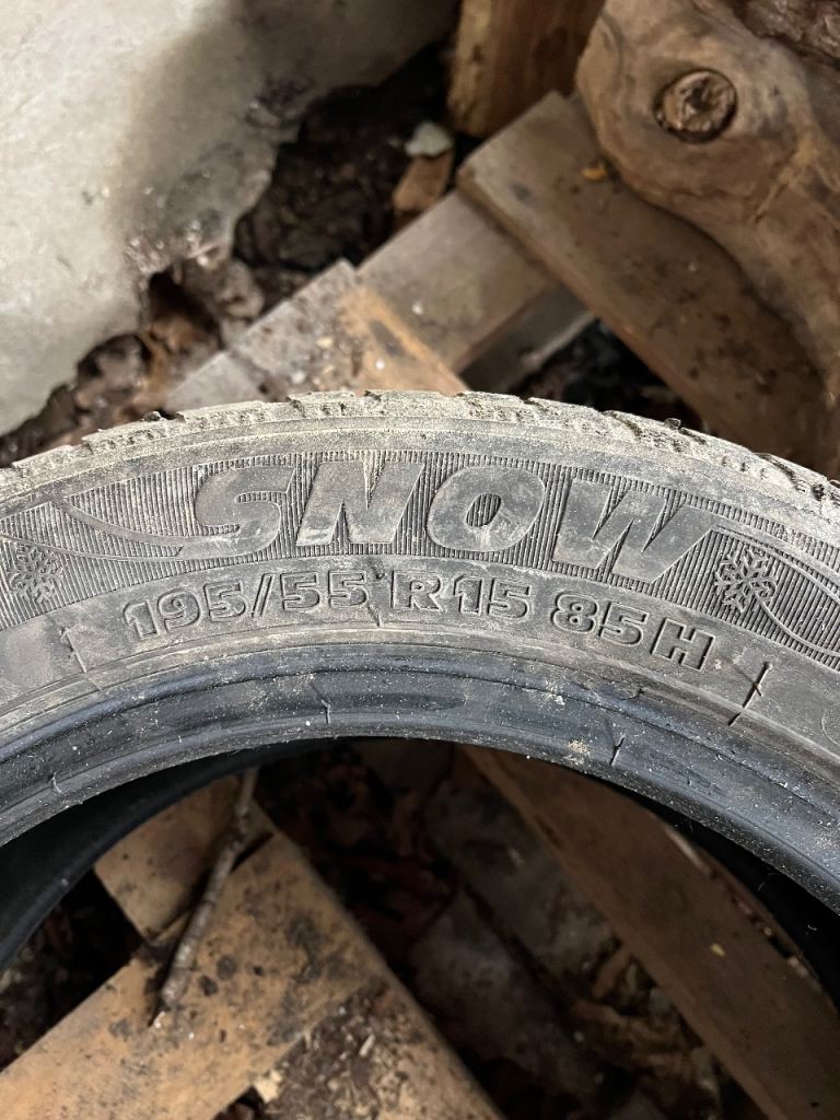 4 x Riken winter tyres