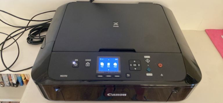 Canon PIXMA MG5750 All-in-One Printer in Good Condition