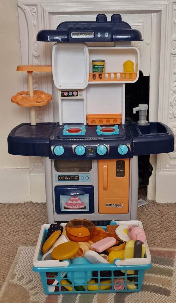 Kids play kitchen with accessories