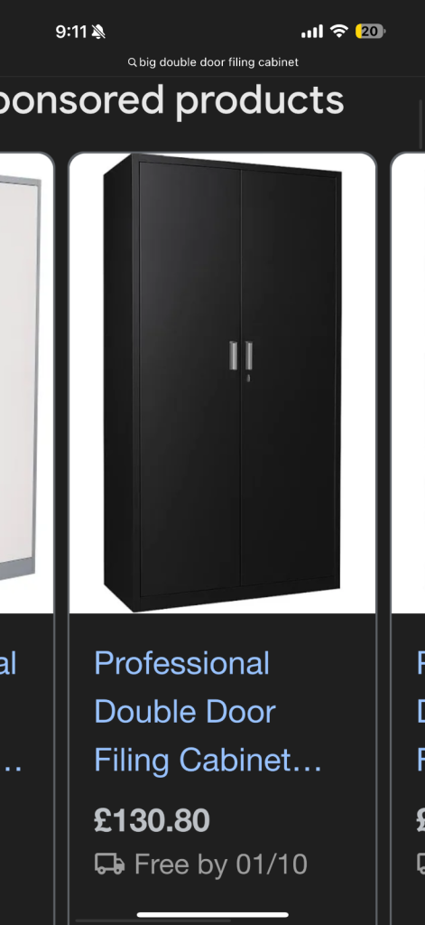 Professional filing cabinet 