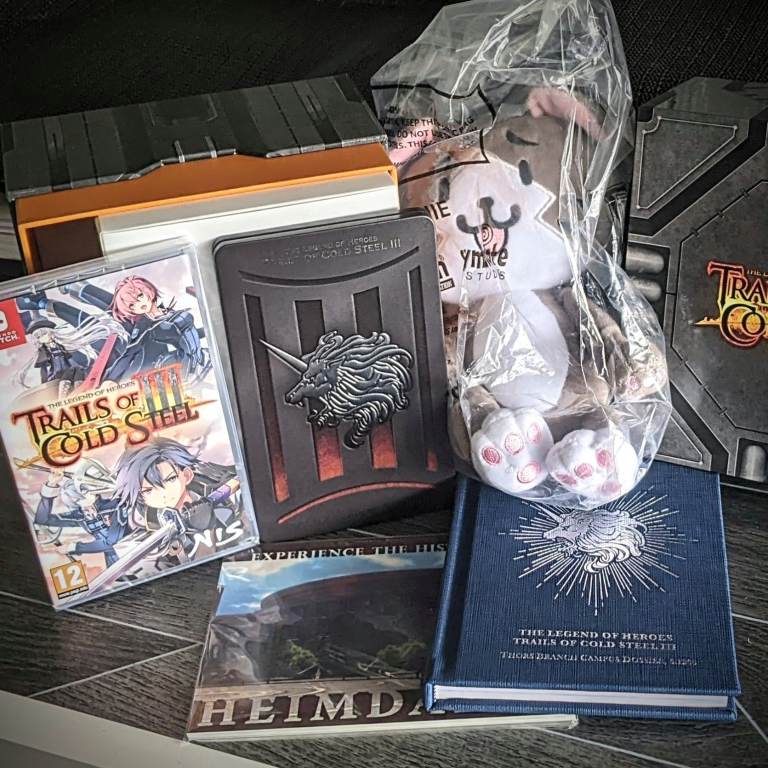 Switch Legend Of Heroes Trails Of Cold Steel 3 Collector Box Limited Edition