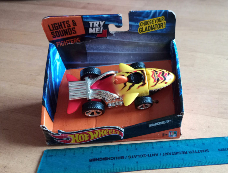 Hot Wheels Dragon Sharkruiser toy car with box,