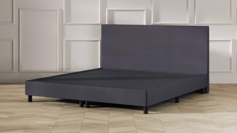 EMMA Boxspring King Size Bed Essential (Deluxe Hotel Bed) Dark Grey 150X200