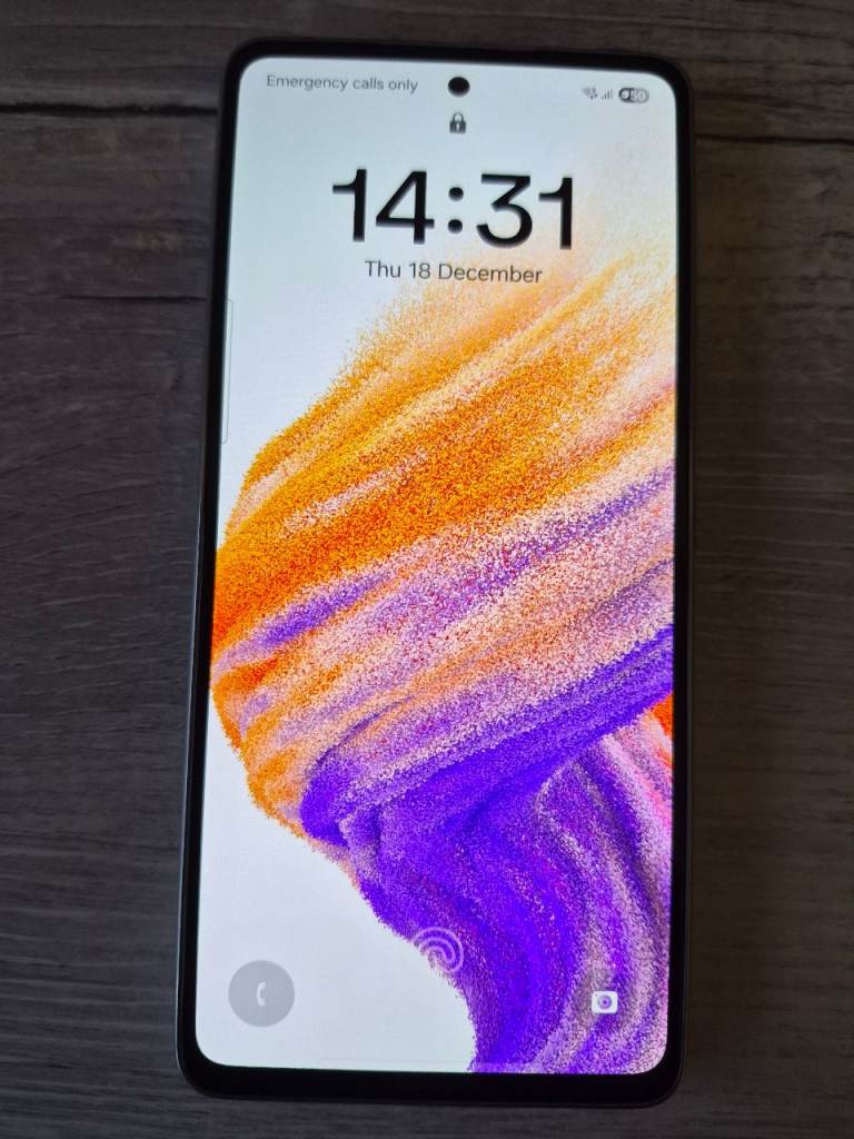 Samsung Galaxy smartphone.