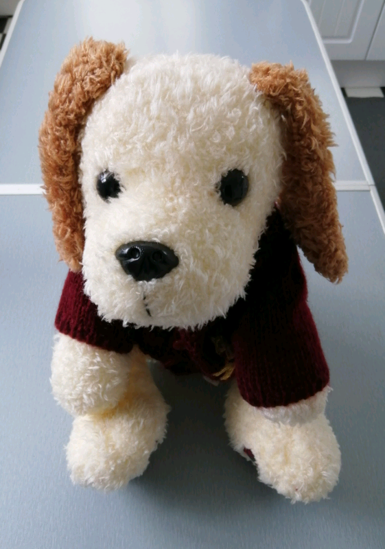 A Puppy Dog Soft Toy by Kids of America.  Size: M 15".    