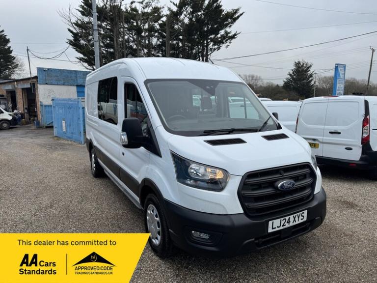 Ford Transit 350 TREND DCIV ECOBLUE L3 H2 CREW VAN ** 6 SEATS ** AIR CON ** EURO