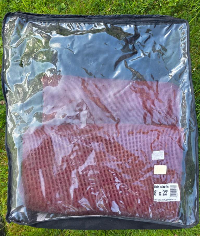 Breathable caravan/campervan awning carpet 8' x 22'