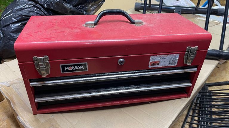 image for Red Steel Tool Box