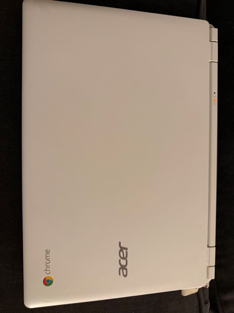 Acer Chromebook Laptop - White, Good Condition