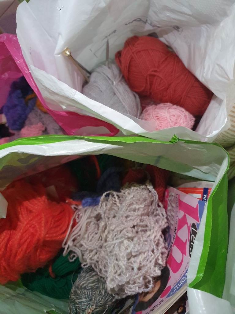 (Reserved) Free Bags of knitting Yarn / wool items