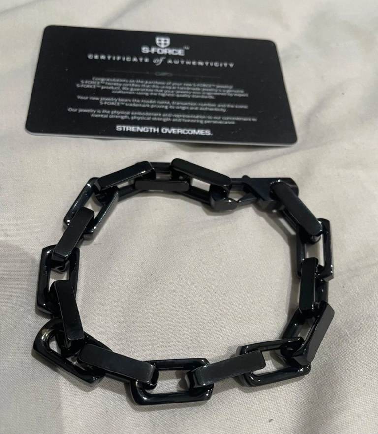 BRACELET - Strongest Bracelet, Black - BNIB