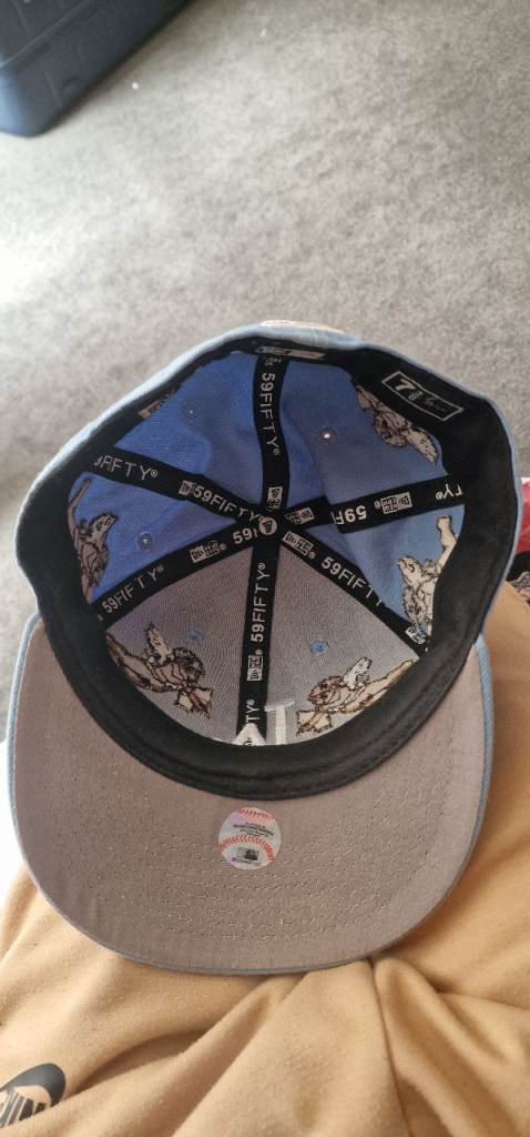 New Era 59FIFTY Baseball Cap – Grey, Good Condition