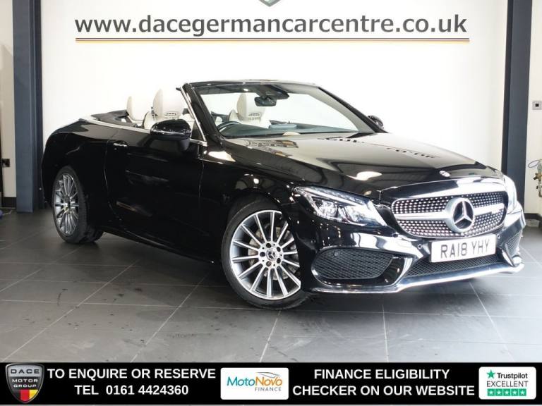 2018 Mercedes-Benz C Class 2.0 C200 AMG Line (Premium Plus) Cabriolet 2dr Petrol G-Tronic+ Euro 6...