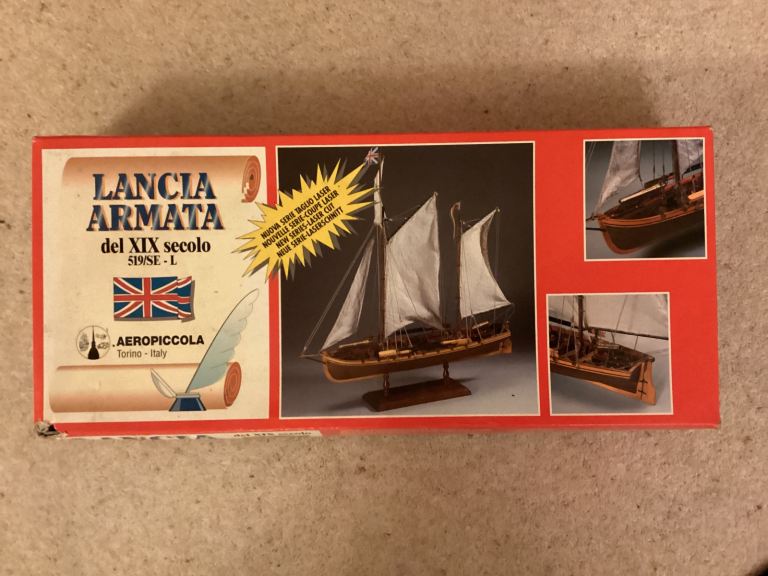 Unopened, vintage Aeropiccola model kit for a 19th century armed pinnacle.