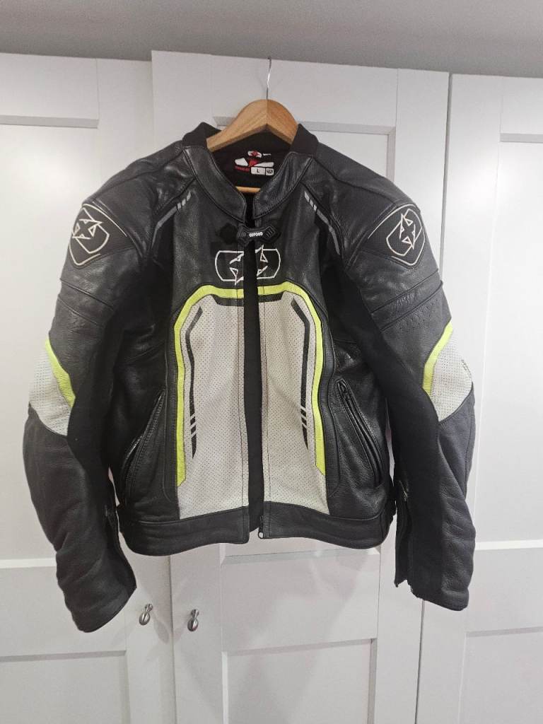 Oxford Strada Leather Jacket Size Large