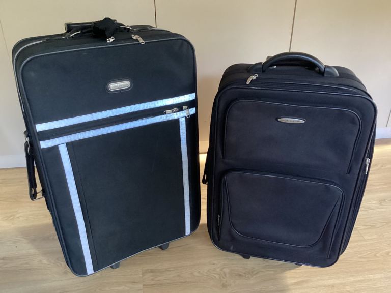 Pull along cases . . . Black fabric