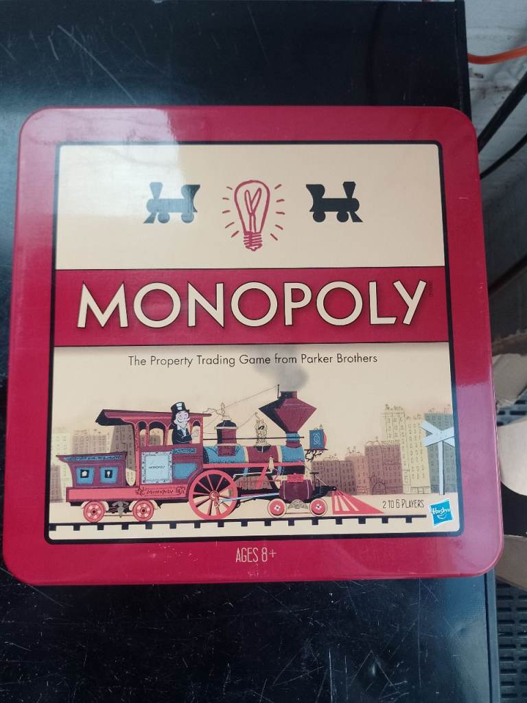 New monopoly nostalgia red tin edition 