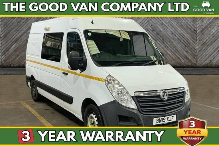 2019 Vauxhall Movano L2 H2 Crew Van with Integrated Mess Unit With Air Conditioning Cdti 130 PS. ...