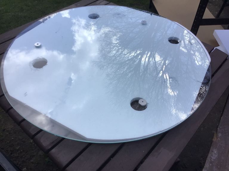 Glass table top