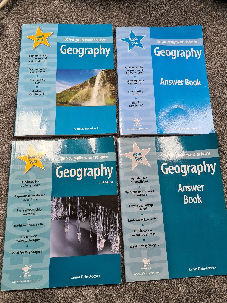 KS3 Geography books 