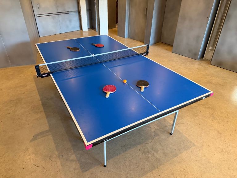 Butterfly Fitness Rollaway Table Tennis Table + Rackets & Extras