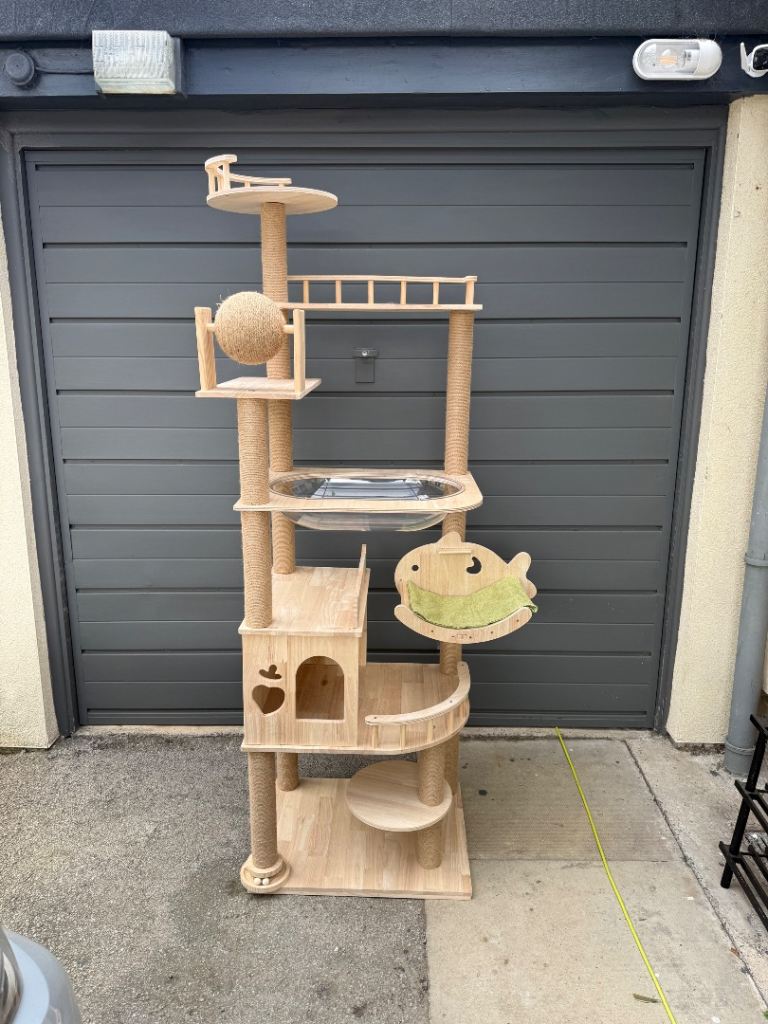 Tall cat tower 