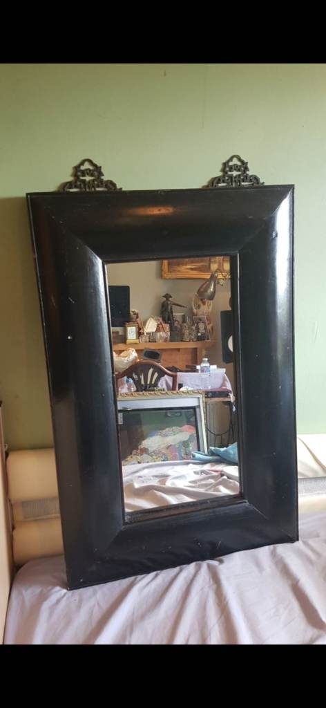 Antique Chinese bevelled mirrorAntique Chinese bevelled mirror C1880s