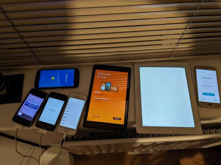 Mixed Lot of Mobile Phones and Tablets