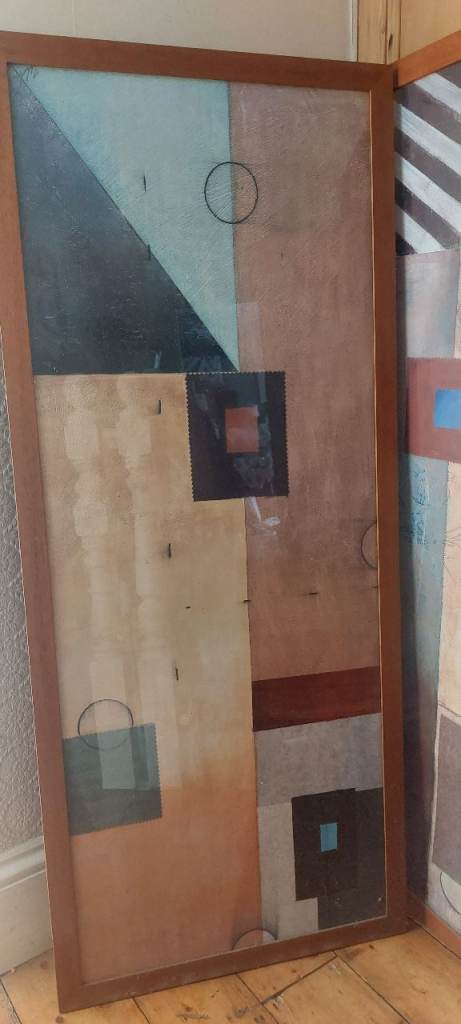 Large wall framed art - 2 pieces 