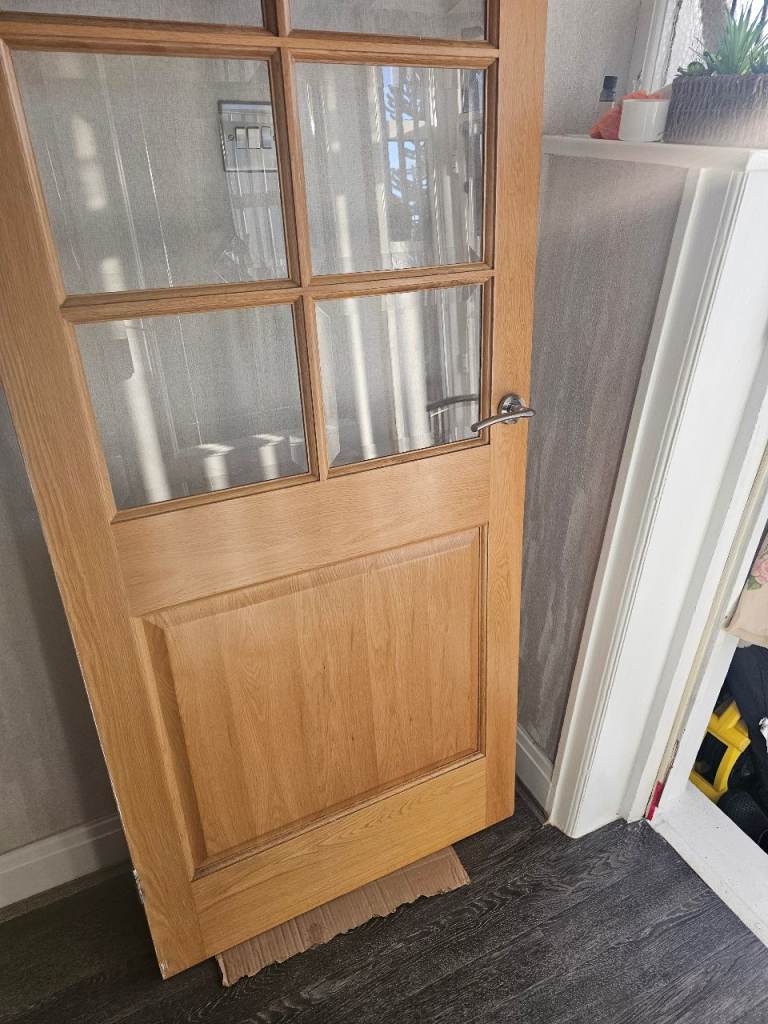 BEADALE SOLID OAK GLAZING INTERNAL DOOR