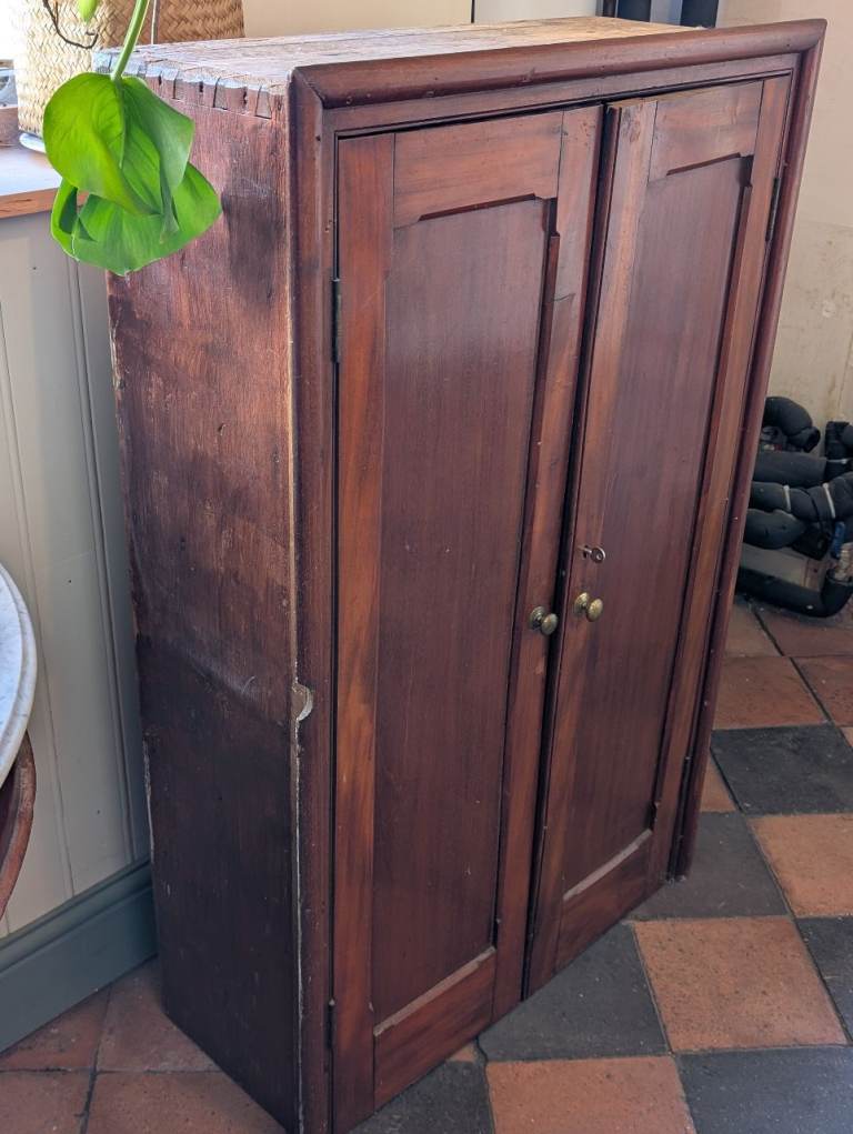 Antique estate or hotel pigeon hole cupboard 