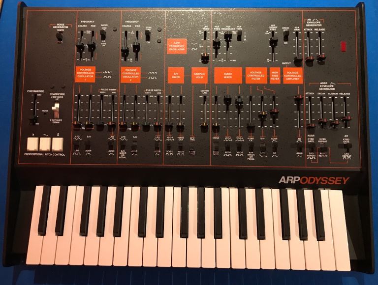 Korg Arp Odyssey analogue synth 
